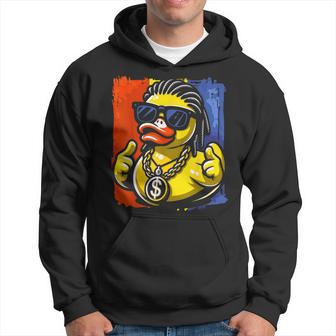 ラッパー ラバーダック ヒップホップ アヒル パーカー - Kawaiitshirt