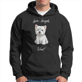ラブ・ラフ・ウーフ-ウェスティ-ウエスト・ハイランド・テリア パーカー - Kawaiitshirt
