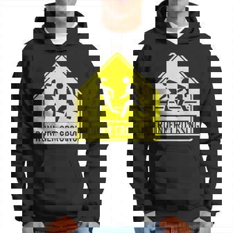 ランナー クロッシング サイン モチベーションを高める 面白い ランニング パーカー - Kawaiitshirt