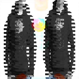 レインボー ローズ Lgbtq 花 パーカー - Kawaiitshirt