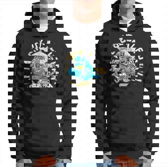 レトロ スケルトン ビーチ サンタクルーズ パーカー - Kawaiitshirt