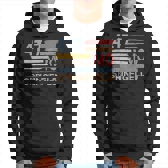 レトロ スプリングフィールド エリアコード 417 ミズーリ州 パーカー - Kawaiitshirt