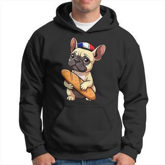 レトロ ヴィンテージ かわいい フレンチブルドッグ パリ お土産 ギフト パーカー - Kawaiitshirt