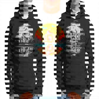 レトロスタイルのタージマハル。 パーカー - Kawaiitshirt