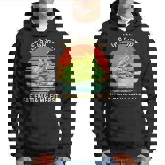 レトロライフは短く食べる 枝豆 はじめて枝豆 食べ物好き パーカー - Kawaiitshirt