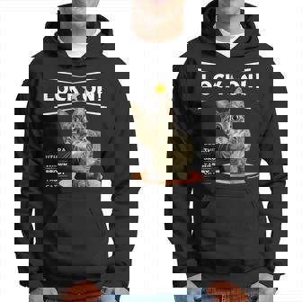 ロックオンなねこ 狙う猫 Cat パーカー - Kawaiitshirt