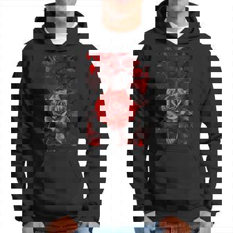 ロマンティックローズ レッド 美的 ゴシックローズ パーカー - Kawaiitshirt