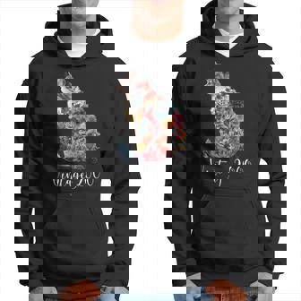 ヴィンテージ 2000 花柄 花 猫好き 24時間 誕生日 パーカー - Kawaiitshirt