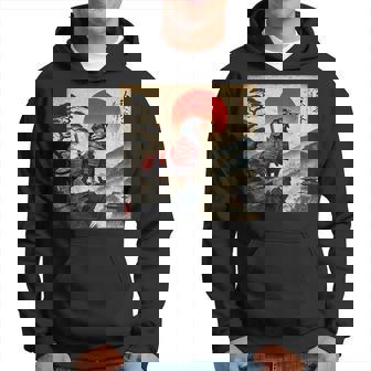 ヴィンテージ ダックスフンド サムライ ウナー 犬 日本の浮世絵 アート パーカー - Kawaiitshirt