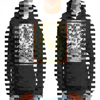 ヴィンテージ ドラゴン ファイティングタイガー パーカー - Kawaiitshirt