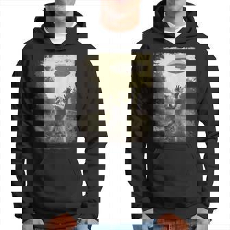 ヴィンテージ ヒップスター レトロ Hip Hop Uap ストリートウェア エイリアン 面白い Ufo ラクーン パーカー - Kawaiitshirt