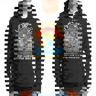 ヴィンテージ馬 I Love Handball More Than People パーカー - Kawaiitshirt