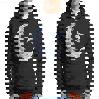 三日月と星 パーカー - Kawaiitshirt