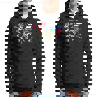 世界地図 国旗 アトラス パーカー - Kawaiitshirt
