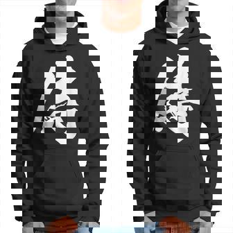 侍 漢字 一文字 かっこいい 黒 他カラー メンズ レディース 大きいサイズ 筆文字 パーカー - Kawaiitshirt