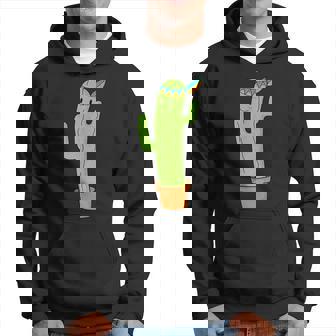 先住民のサボテンと頭飾りと羽 パーカー - Kawaiitshirt