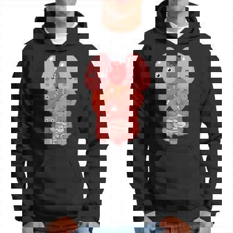 内臓 面白い 人体 解剖学 微笑 パーカー - Kawaiitshirt