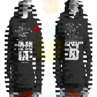 卓球 黒猫パパピンポン 黒猫ピンポン パーカー - Kawaiitshirt