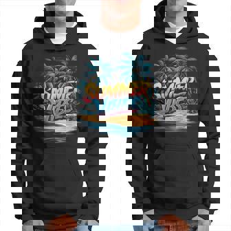 夏 バイブ トロピカル ビーチ ヤシの木 オーシャン サンシャイン パーカー - Kawaiitshirt