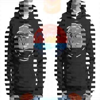 夏のビーチパームグラフィックポケットパッチバッジアイコンミニマリスト。 パーカー - Kawaiitshirt