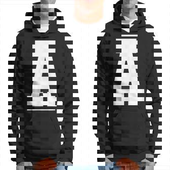 大文字 A アルファベットモノグラム イニシャル パーカー - Kawaiitshirt