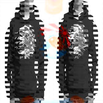 大漁旗 魚 鯛 旗 イラスト 波 ソーラン節 かわいい おもしろ おしゃれ パーカー - Kawaiitshirt