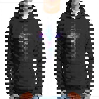 天空のシルエット信仰星銀河クリスチャンクロス パーカー - Kawaiitshirt