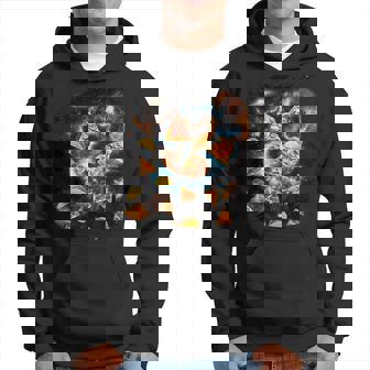 宇宙でピザタコスを食べるギャラクシーナマケモノ パーカー - Kawaiitshirt