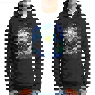 宇宙地球動物グループシーン パーカー - Kawaiitshirt