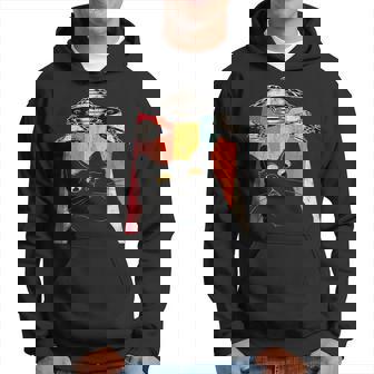 宇宙船 宇宙人 猫 Ufo 黒猫 面白い パーカー - Kawaiitshirt