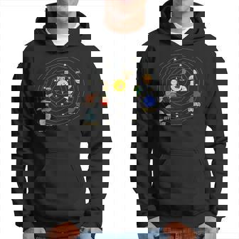 宇宙飛行士 宇宙 惑星 太陽系 パーカー - Kawaiitshirt