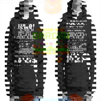 庭で働いて犬とたむろしたい パーカー - Kawaiitshirt