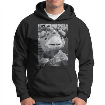 快獣ブースカシリーズ リアルスチール モノクロ パーカー - Kawaiitshirt