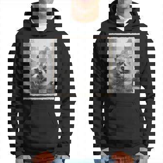 怖いアライグマのセルフィーとビッグフット&面白いサスカッチ。 パーカー - Kawaiitshirt