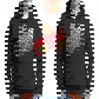 愛しすぎて大好きすぎる。いちご パーカー - Kawaiitshirt