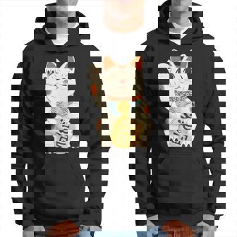 招き猫 日本の招き猫まねき猫日本の幸運猫 パーカー - Kawaiitshirt