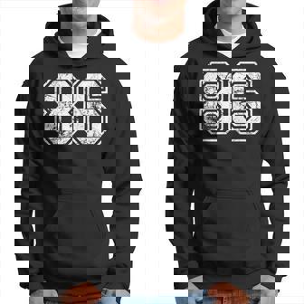 数字 86 ヴィンテージ 1986 誕生日 レトロ ヴィンテージ ルック パーカー - Kawaiitshirt