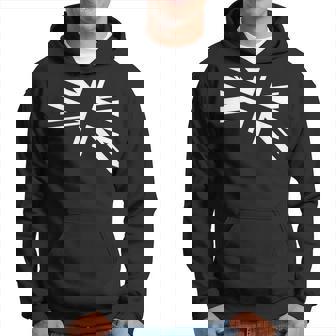 旗愛好家のためのユニオンジャックのホワイトデザイン。 パーカー - Kawaiitshirt