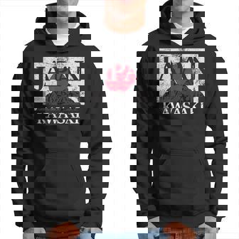 日本 カワサキ 富士山 旗 パーカー - Kawaiitshirt