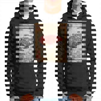 日本の伝統食品 肉 パピルス スクロールアート 和牛 パーカー - Kawaiitshirt