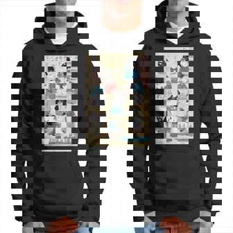 日本の猫 歌川国芳 流行猫の曲鞠 ヴィンテージ浮世絵 芸術の美的 日本の伝統美術 パーカー - Kawaiitshirt