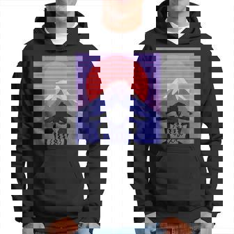 日本の相撲力士は、日本のマワシで 富士山の美学 パーカー - Kawaiitshirt