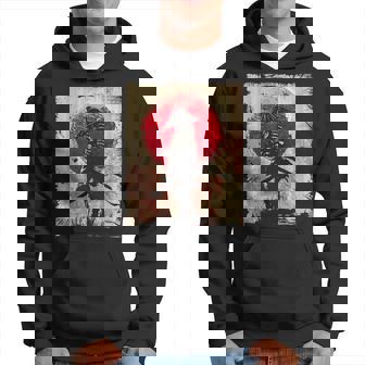 日本アート サムライ ビンテージ ファイター レトロデザイン パーカー - Kawaiitshirt