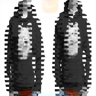 日本スピッツ 犬 モチーフ ペットアート 青い目 日本スピッツ パーカー - Kawaiitshirt