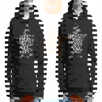 星型 かわいいチーターヒョウ柄グラフィック。 パーカー - Kawaiitshirt