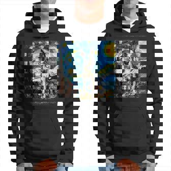 星月夜のヴァンゴッホ ボストンテリア パーカー - Kawaiitshirt