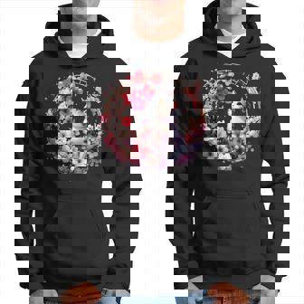 春の桜 かわいい猫と桜の花 パーカー - Kawaiitshirt