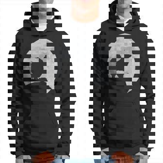 月と犬のシルエット ポンポメラニアン パーカー - Kawaiitshirt