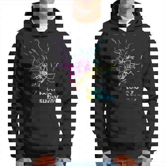 東京都メトロ地下鉄地図レトログルービー パーカー - Kawaiitshirt