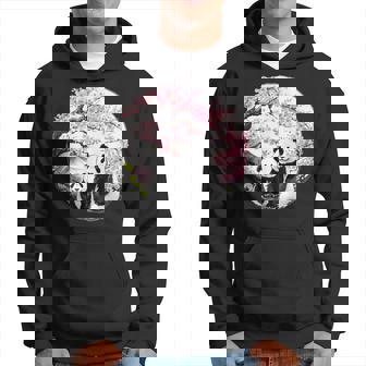 桜 パンダ お花見 親子 春 水墨画 和風 動物 パーカー - Kawaiitshirt